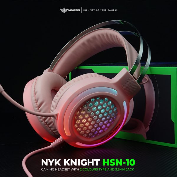 Headset Gaming Pink Terbaik 2022 (NYK HSN-10 Knight) | NYK Nemesis